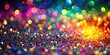 © wasan - Vibrant festive glitter background with colorful particles , festive, glitter, abstract, background, multi colored