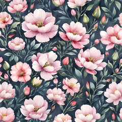 Wall Mural - Flower background 