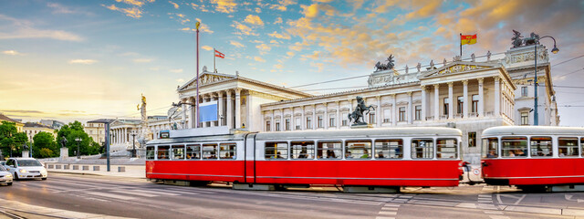 Canvas Print - Parlament, Wien, Österreich 