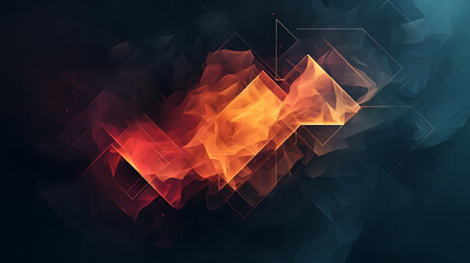 Poster - 3d abstract background