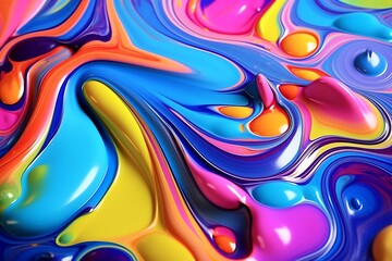 Abstract background liquid colors, pouring art