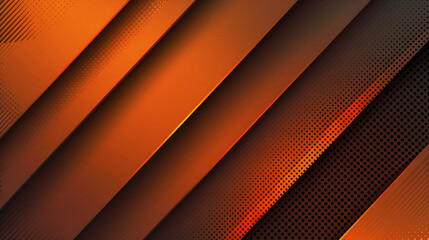 Wall Mural - orange and coffee brown with templates metal texture soft lines tech gradient abstract diagonal back