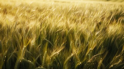 Sticker - Fields of wheat with mature grains