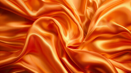 Wall Mural - Orange and Umber silk background