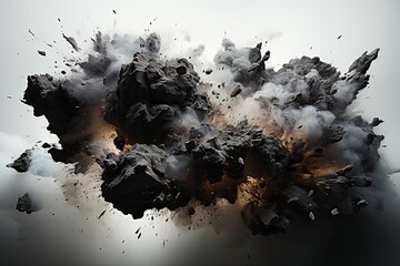 black rock massive spectacular explosion