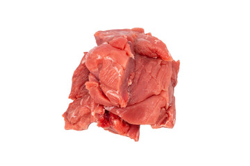 Wall Mural - Raw pork tenderloin isolated on a white background.  Fresh meat.