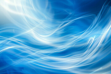 Wall Mural - Abstract blue smooth background