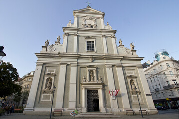 Canvas Print - Carmelite Church in Vienna, Austria