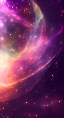 Wall Mural - abstract galaxy background 4k