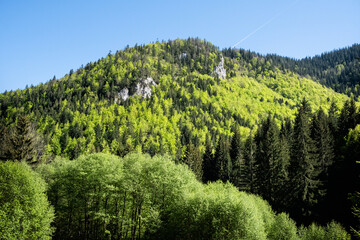 Canvas Print - Big Fatra mountains scenery, Slovakia