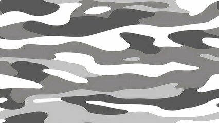 Simple Camouflage seamless pattern in Gray. Military camouflage. illustration formats 4K UHD