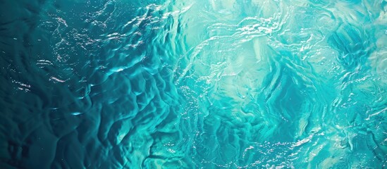 Wall Mural - Texture of aqua in a swimming pool