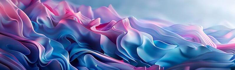 Wall Mural - Abstract light effect texture blue pink purple wallpaper 3D rendering. 