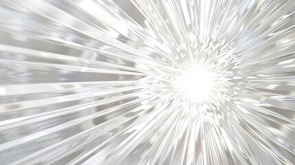 Poster - Circular rays of light, white background 