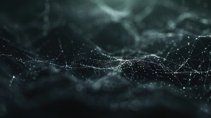 Abstract Network of Connected Dots