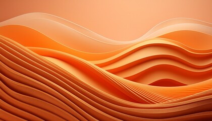 Wall Mural - wave path orange abstract background for slide and template presentation colorful and modern background