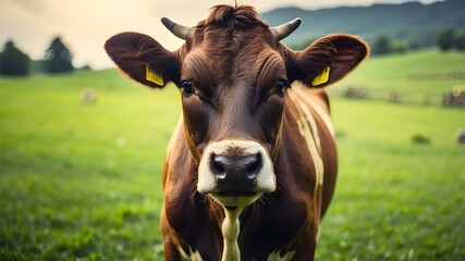 cow on a meadow