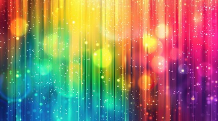 Vibrant Vertical Rainbow Background Wallpaper