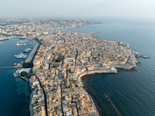 Sticker - Aerial View of Syracuse, Sicily, Italy