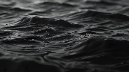 Wall Mural - Blurry background of a dark water surface