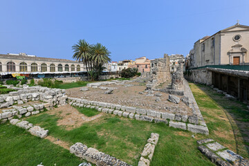 The Temple of Apollo - Syracuse, Sicily, Italy