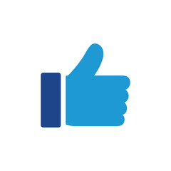 Wall Mural - like hand icon, like hand sign vector