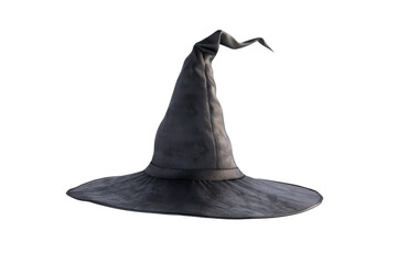 Black Witch Hat isolated on white background