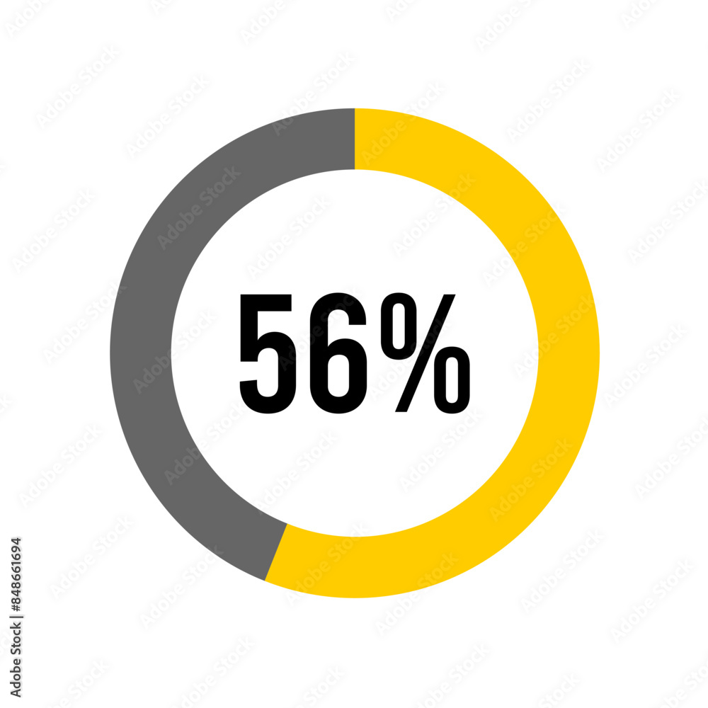 56% percent percentage diagram meter from ready-to-use for web design ...