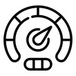 © Sentya - bandwidth outline icon