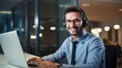 © Boomanoid - Customer service representative working at a call center