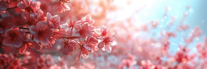 Sticker - Cluster of flowers growing on tree