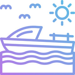 Sticker - ship-boat-sea-travel-cruise