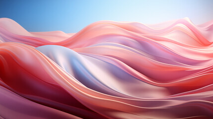 Wall Mural - Soft gradient backgrounds, fluid motion, subtle light play, peaceful atmosphere, high-resolution