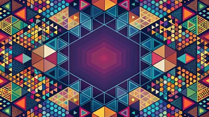 Wall Mural - Abstract background of geometric shapes and patterns, abstract, background, geometric, shapes, patterns, design, texture
