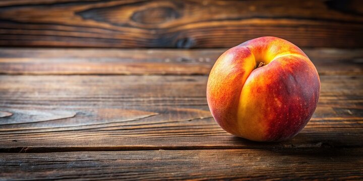 Ripe, juicy peach on a rustic wooden background , fruit, peach, fresh, organic, healthy, vibrant, delicious, snack, nutrition, summer