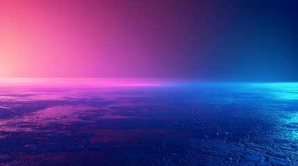 Wall Mural - vibrant neon blue gradient backdrop for highlighting tech products and concepts