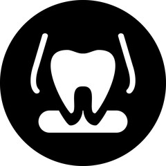 Sticker - Vector Design Tooth Extraction Icon Style