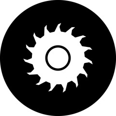 Sticker - Vector Design Circular Saw Icon Style