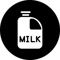 Canvas Print - Vector Design Milk Bottle Icon Style