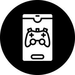 Canvas Print - Vector Design Smartphone Game Icon Style