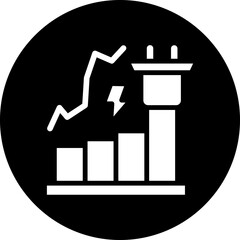 Sticker - Vector Design Energy Consumption Icon Style