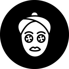 Sticker - Vector Design Face Mask Icon Style