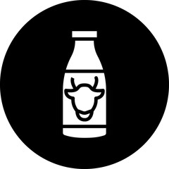 Sticker - Vector Design Milk Bottles Icon Style