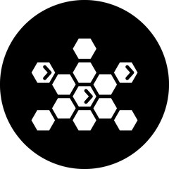 Wall Mural - Vector Design Honeycomb Icon Style