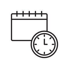 Sticker - Time Management Icon