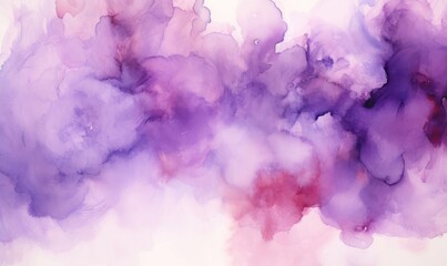 Wall Mural - Purple watercolor background