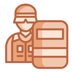 Sticker - Riot Gear Icon