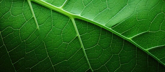 Wall Mural - background texture of macro leaves with copy space image