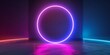 © Da - Neon digital light halo, active background, HD wallpaper, background, generated by AI.Vibrant Neon Light Halo in Event Background - High-Definition Wallpaper