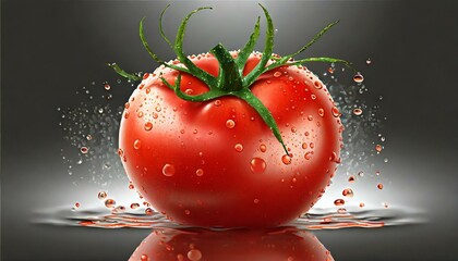 tomato in water